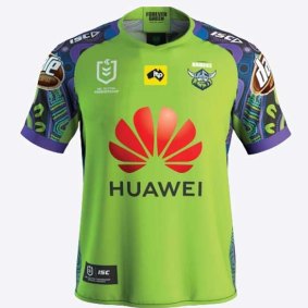 The Raiders' Indigenous round jersey.