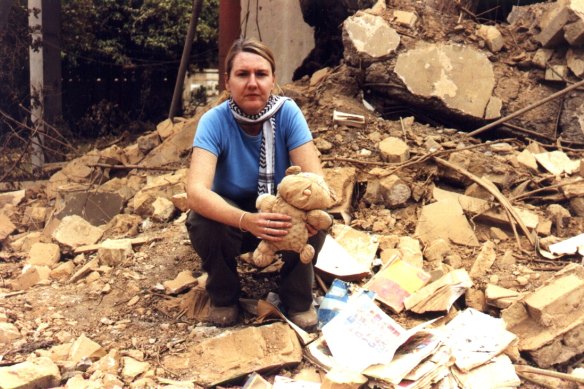 Donna Mulhearn in Iraq in 2003.