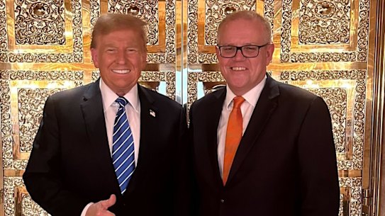 Donald Trump and Scott Morrison