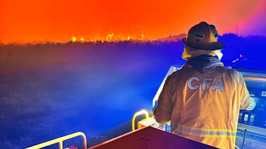 CFA and Forest Fire Management Victoria crews worked from the early hours of Wednesday morning to protect campers in Cape Otway from a bushfire.