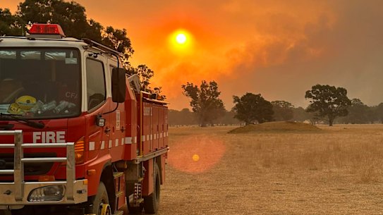Volunteers were unavailable to fight fires in regional Victoria on Thursday night.
