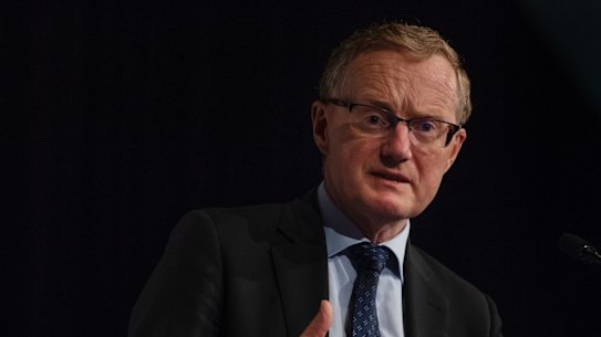 RBA governor Philip Lowe says there is a chance the next move in interest rates could be down