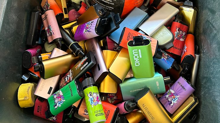 Australia has 19 million seized vapes. It costs $13 to destroy just 10