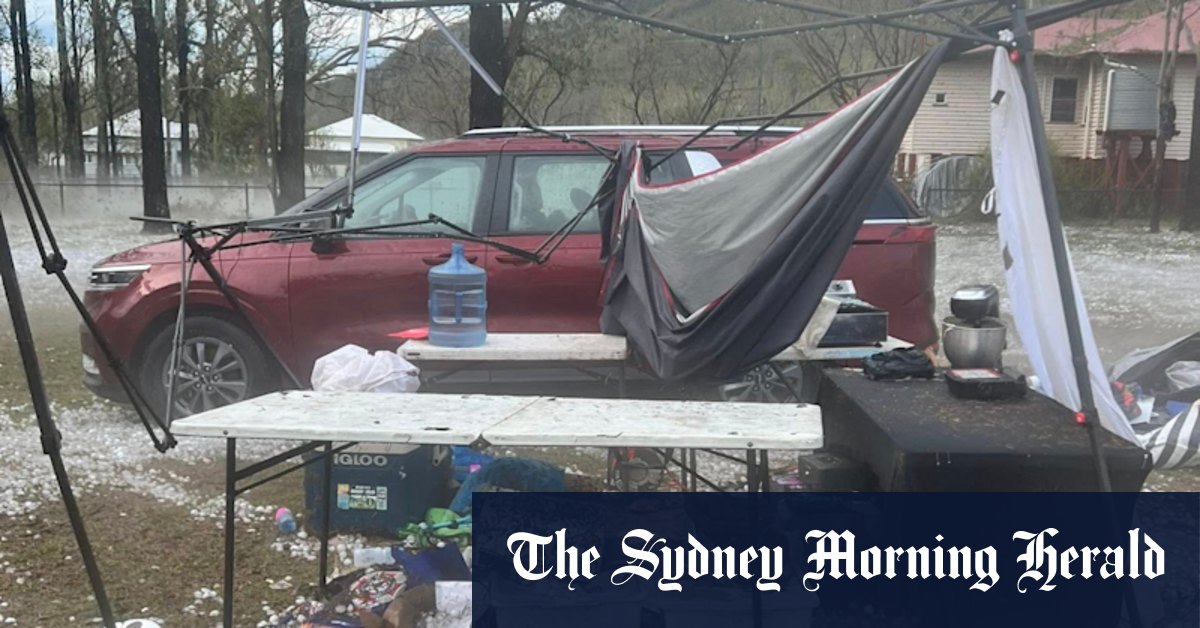 Further storms possible after freak hailstones hit SEQ