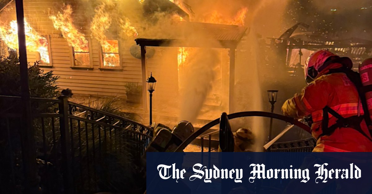 Historic wedding venue north-west of Sydney destroyed by fire