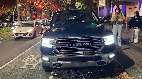 Dodge Ram in a drop off spot. Photo Supplied