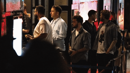 Brisbane’s Fortitude Valley on a typical night out.