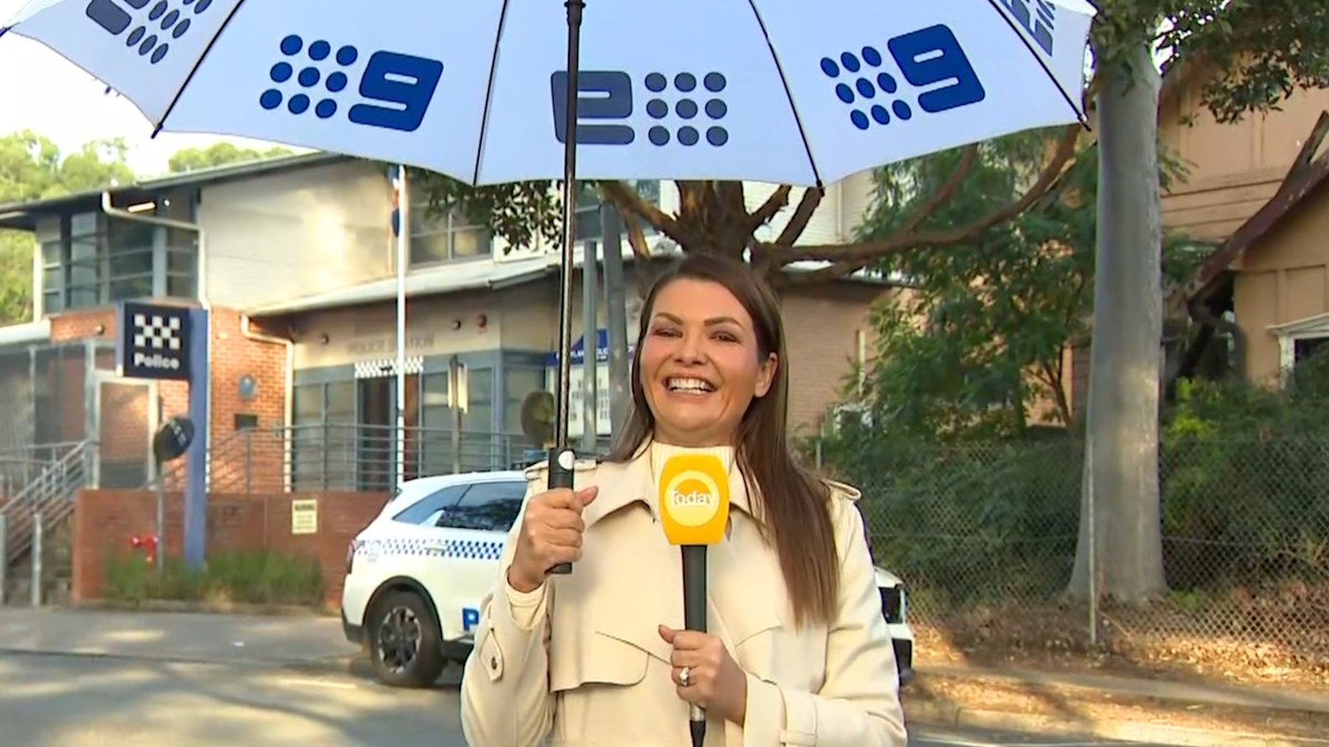 Reason Today reporter was hiding under an umbrella this morning