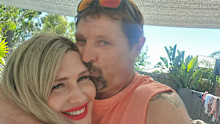 Melissa Teague with her brother Shane Wilson.