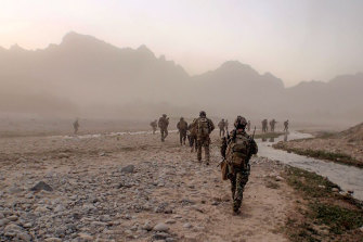 Australian soldiers near Darwan, Afghanistan, in 2011.