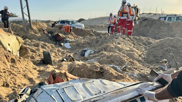 The site where the bodies were found.