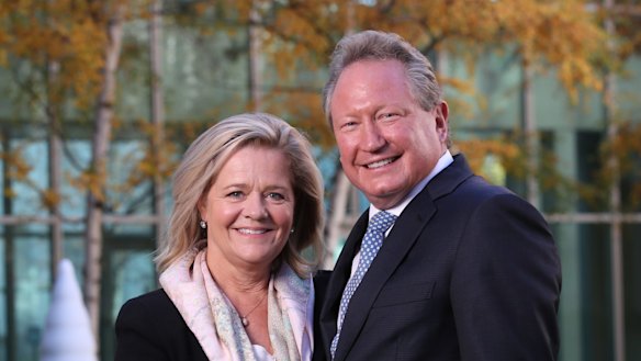 Andrew and Nicola Forrest have invested significantly in the Western Force since 2017