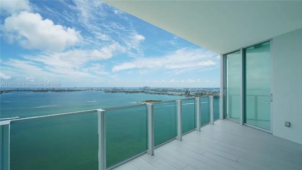 Views over the water in Miami for under $US1 million.