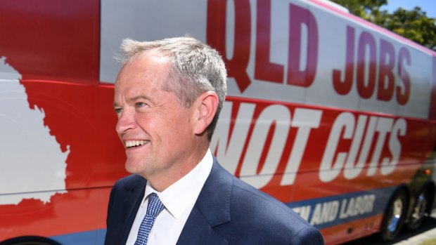 Labor leader Bill Shorten said the $1 billion hydrogen plan will create "jobs, jobs, secure jobs" in Queensland.