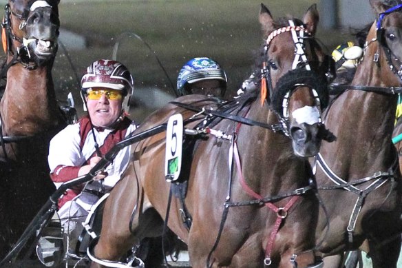 Trainer Anthony Butt winning the Hunter Cup in 2013 on Mah Sish.