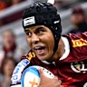 Treyvon Pritchard scores his first Syoer Rugby try for Queensland.