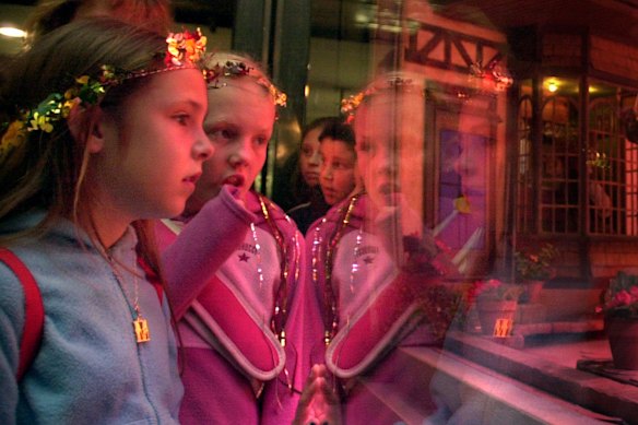 The Myer Christmas windows in 2001.