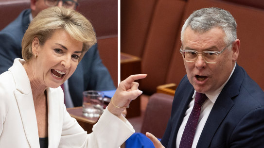 Coalition workplace spokeswoman Michaelia Cash and Workplace Minister Murray Watt have reached a deal on the CFMEU