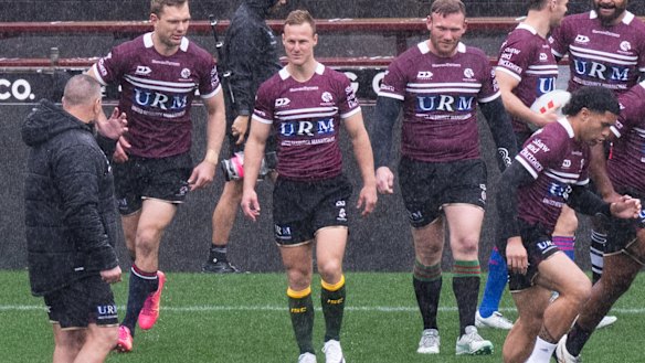 Daly Cherry-Evans at Sea Eagles training on Wednesday ahead of his 350th match.