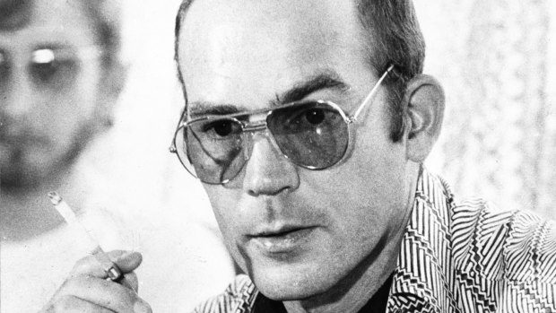 Hunter S. Thompson in 1976.
