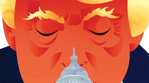 This week, Donald Trump had one of the best days of his presidency. Illustration: Richard Giliberto
