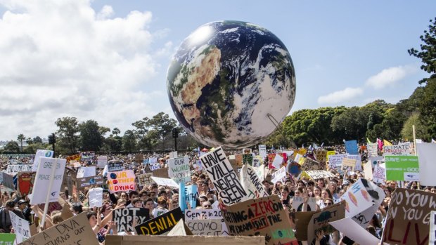 September's Strike for the Climate, Domain, Sydney.   