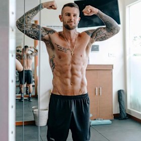 Soccer star Aaron Evans.