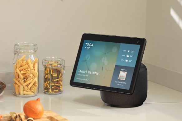 The new Echo Show 10 can track you around the room so the display is always visible.