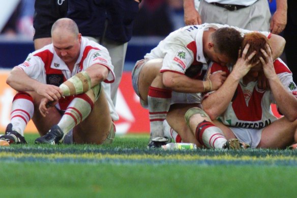 Paul McGregor, Wayne Bartrim and Lance Thompson ponder what might have been.