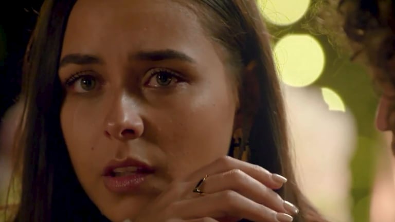 Brooke asked Cummins for reassurance of his feelings, but he couldn't give it to her. 