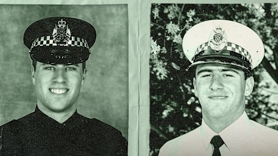 Victoria Police officers Senior Constable Vadim de Waart, 35, and Detective Leading Senior Constable Neal Thompson, 59, were killed in this week’s Porepunkah shooting tragedy.