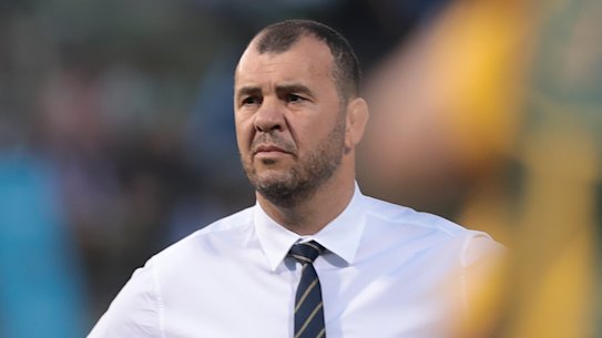 Australian coach Michael Cheika before the infamous contest in Salta last year.