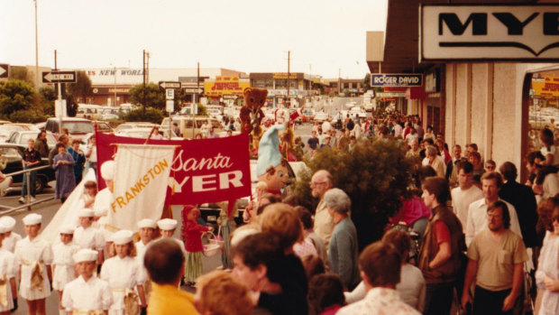 เวลาคริสต์มาสใน Myer Frankston ในปี 1980
