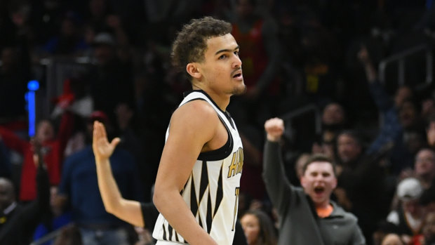Trae Young notched the win for Atlanta.
