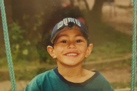 Daniel Hope as a child.