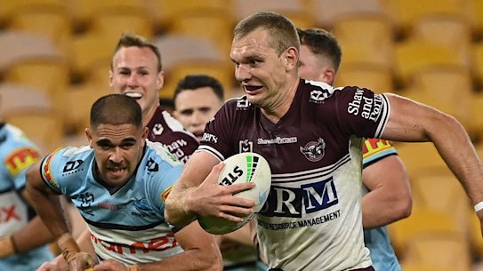 Tom Trbojevic’s performance against the Sharks on Monday night reminded me of the under-6s.