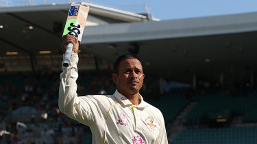 Usman Khawaja made an emphatic case to be retained for the fifth Ashes Test in Hobart.
