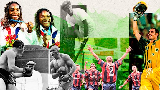 Great moments in Sydney sport from Johnson v Burns to the Williams sisters.