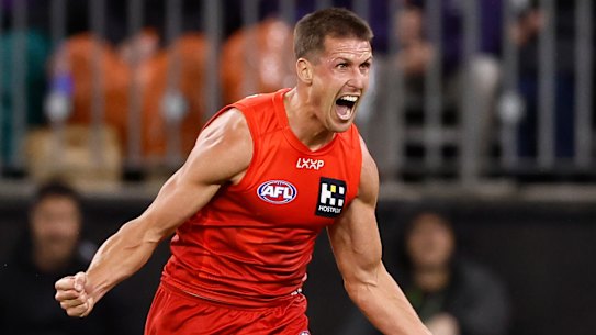 Cometh the moment, cometh the man: Gold Coast’s David Swallow.