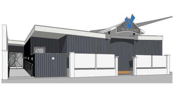 The Victory Hotel’s beer garden will be built in to accommodate pokies during the pub’s renovation.