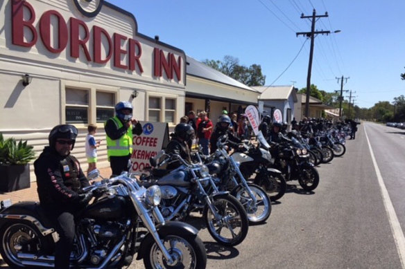 The Border Inn is a popular destination for touring motorcyclists.
