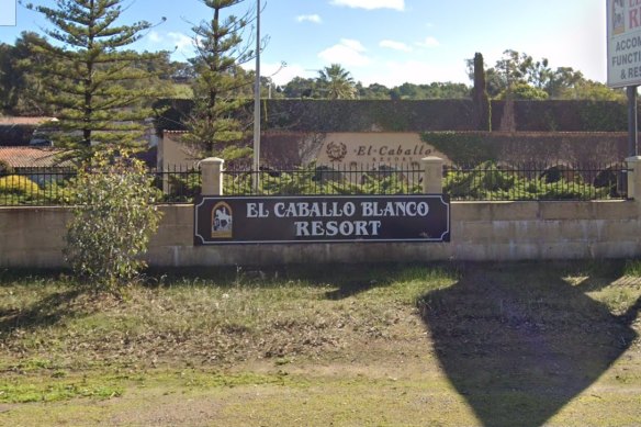 The El Caballo Blanco Resort east of Perth.