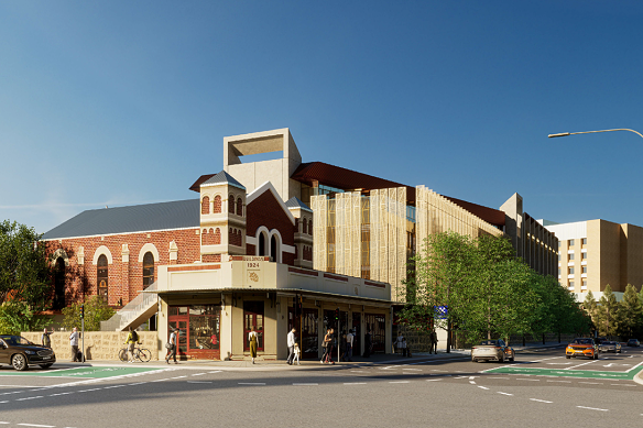 The proposed Fremantle Police Complex sits on a small parcel of land bounded by The Old Synagogue, Fremantle Oval and Fremantle Hospital.