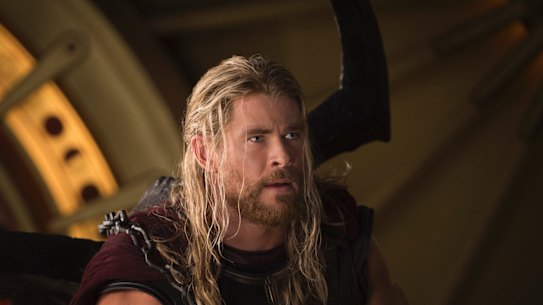 Chris Hemsworth as Thor in the Australian-subsidised film Thor: Ragnarok.