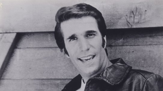 It all went downhill from there: Henry Winkler as the Fonz in Happy Days