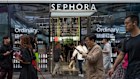 Shoppers in Beijing. 