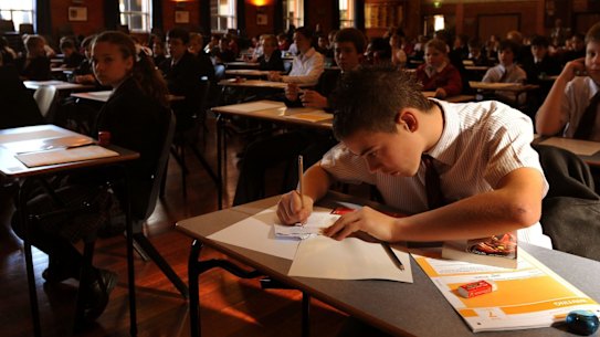 Canberra's public high school students 'up to a year behind'