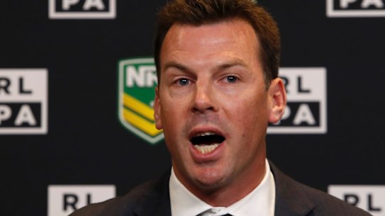 Going hard: RLPA chief Ian Prendergast is against standing down players charged with serious crimes.