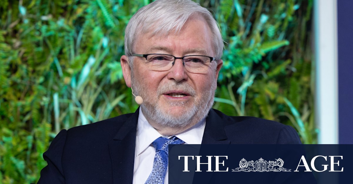 ‘A tax on Bluey’: Rudd mocks Trump’s movie tariffs