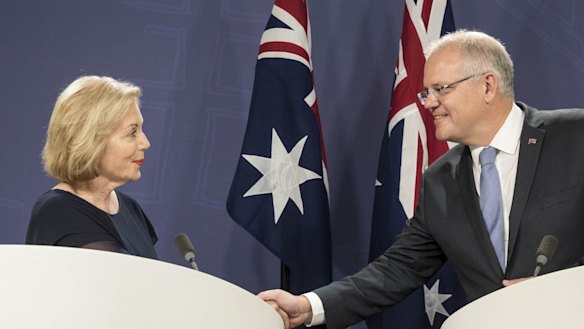 ABC chair Ita Buttrose has taken the government to task over "unprecedented" police raids on the broadcaster.